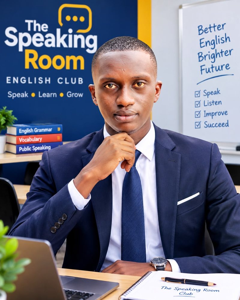 Mr Kouyaté, CEO et fondateur de The Speaking Room